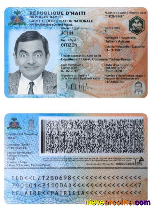 HAITI identity card